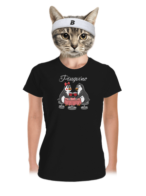 Pingvíno dámske športové tričko Black