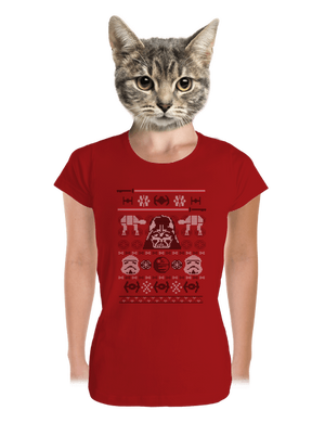 Vader na svetri dámske tričko prémium Red Mal