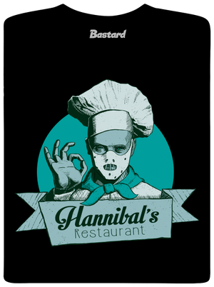 U Hannibala pánske tričko Black