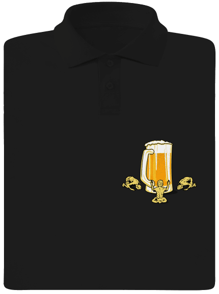 Piviště pánska polokošeľa Black