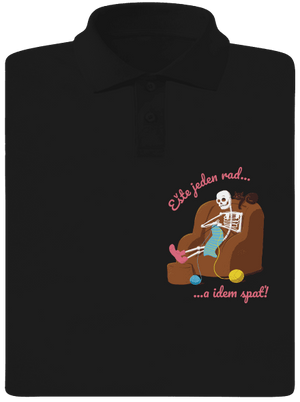 Ešte jeden rad pánska polokošeľa Black