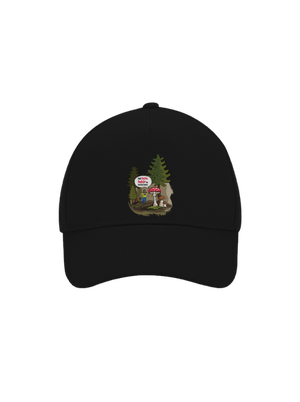 Bacha hubár šiltovka baseballka Black