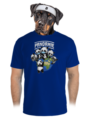 Pandamie pánske športové tričko Royal Blue Mal