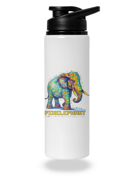 Pixelephant flaša na vodu White