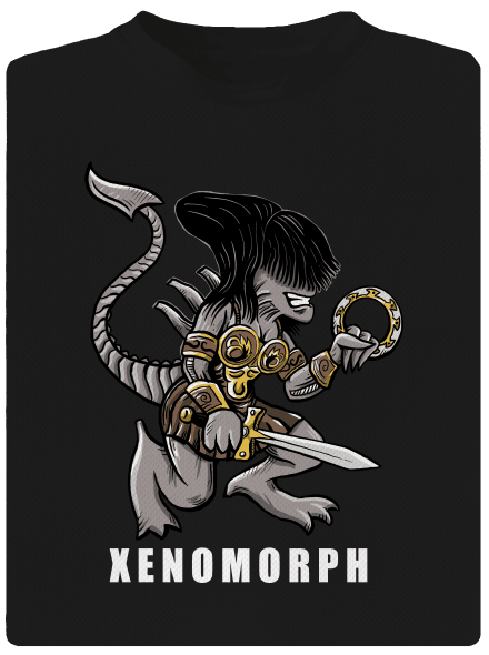 Xenomorph detské športové tričko Black