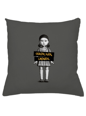 Cukor, káva, limonáda vankúš Gray Pol