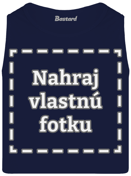 Vlastná potlač pánske tielko French Navy