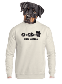 unisex mikina bez kapucne