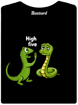 High Five dámske tričko s lemom Black