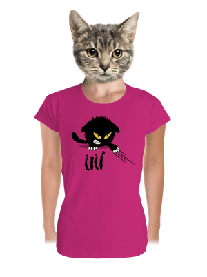 Čičina dámske tričko prémium Magenta