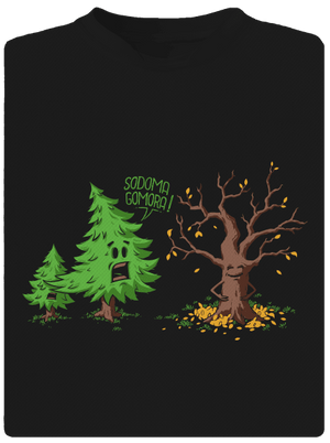 Sodoma Gomora pánske športové tričko Black