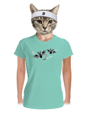 Batminton dámske športové tričko Mint Mal