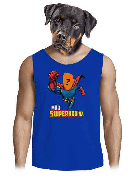 Môj superhrdina pánske tielko Royal Blue