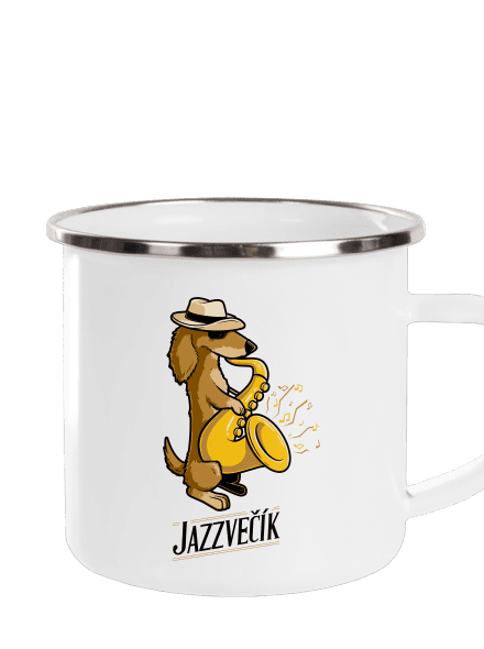 Jazzvečík plecháčik White