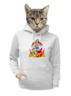 dámska mikina klokanka