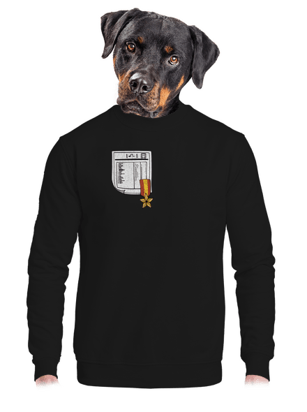Cestovný poriadok unisex mikina bez kapucne Black