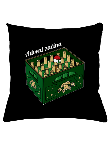 Advent začína vankúš Black