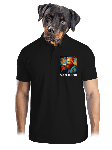 Van Glog pánska polokošeľa Black