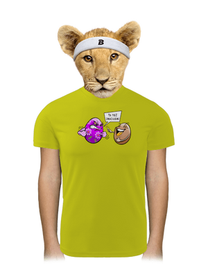 Zmaľujem ťa detské športové tričko Neon Yellow