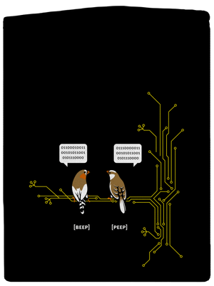 Beep and Peep pánska mikina na zips Black