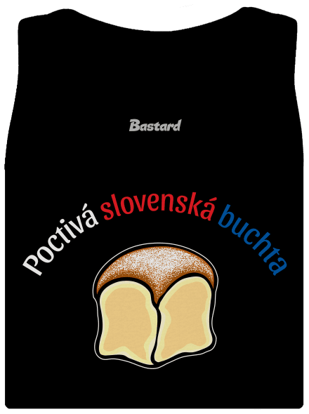 Poctivá buchta a klobása dámske tielko klasické Black