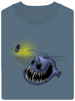 Svetlo môjho srdca unisex mikina bez kapucne Nordic Blue