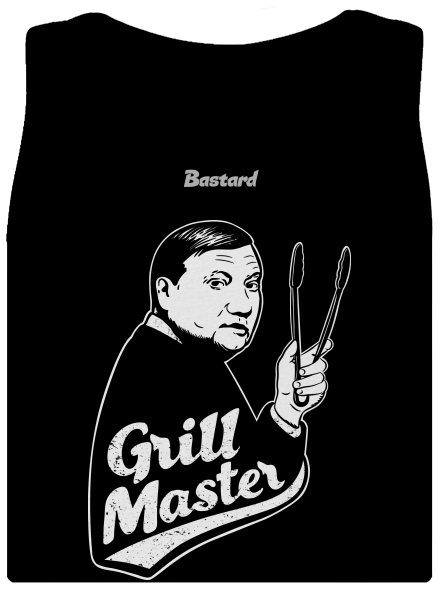 Grill master dámske tielko klasické Black