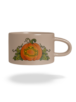 Strašidelný Halloween hrnček makronka Brown Macaron