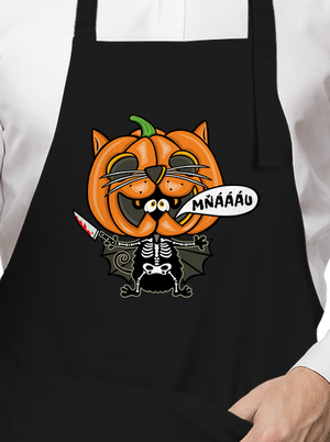 Halloweenská kočička zástera Black