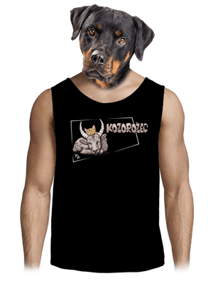 Mačací horoskop: Kozorožec pánske tielko Black