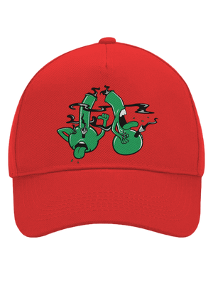 Bongo kašeľ šiltovka baseballka Classic Red