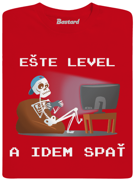 Ešte level detské tričko Red