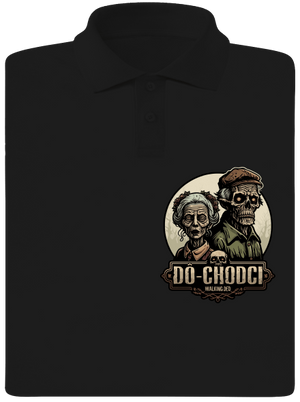 Dô-chodci pánska polokošeľa Black