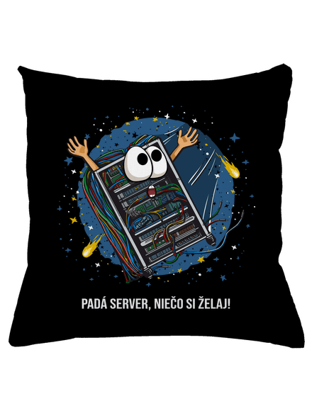 Padá server vankúš Black