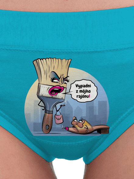 V cudzom rajóne dámske nohavičky Turquoise