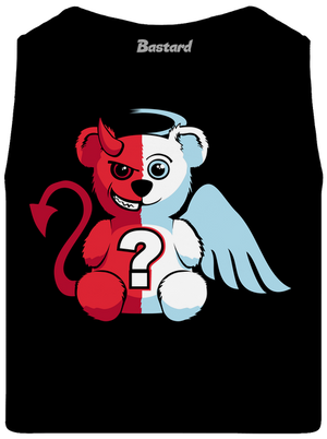 Anjel vs. diabol pánske tielko Black