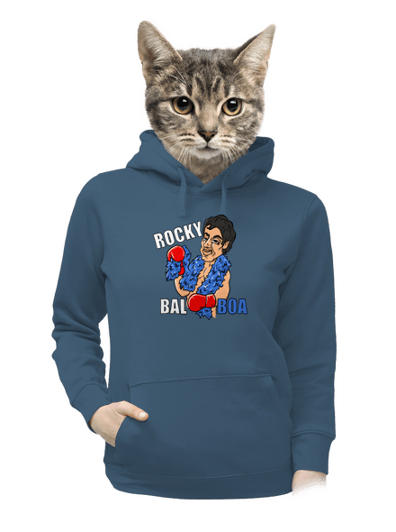 Rocky Bal boa dámska mikina klokanka Denim