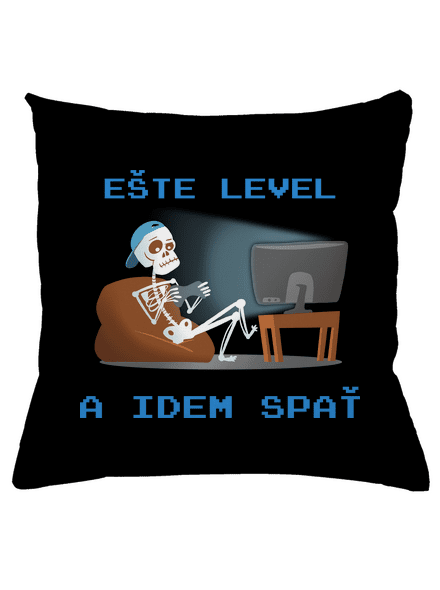 Ešte level vankúš Black