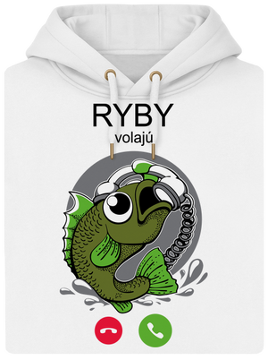 Ryby volají unisex mikina premium Snowwhite