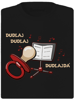 Dudlajdá dámske športové tričko Black