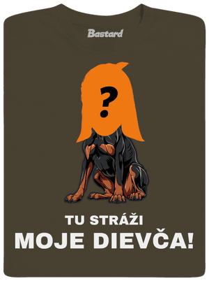 Tu strážim ja pánske dlhý rukáv Urban Khaki