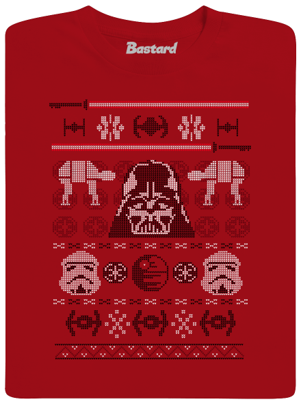 Vader na svetri pánske tričko Red