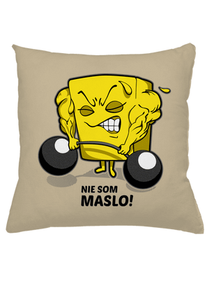 Nie som maslo vankúš Beige