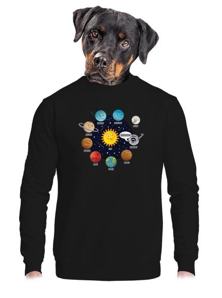 Mercury unisex mikina bez kapucne Black