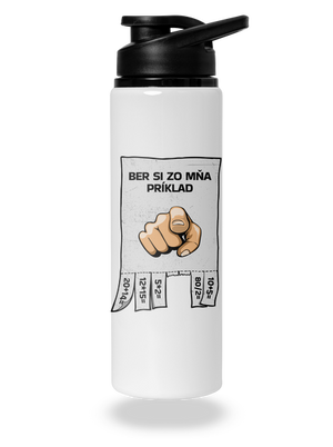 Ber si zo mňa príklad flaša na vodu White