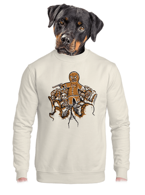 unisex mikina bez kapucne