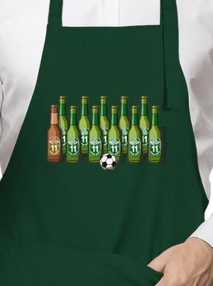 Futbalová jedenástka zástera Bottle Green