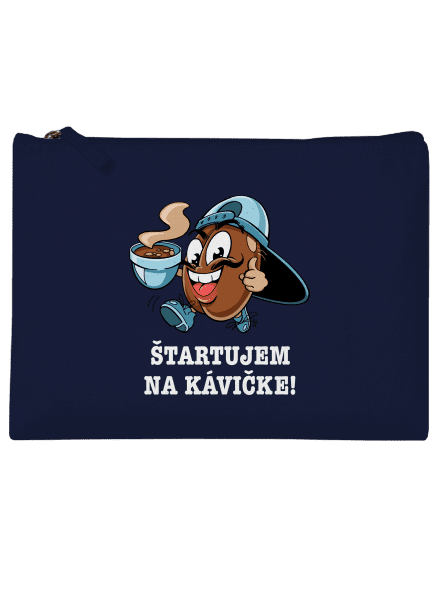 Štartujem na kávičke taštička French Navy