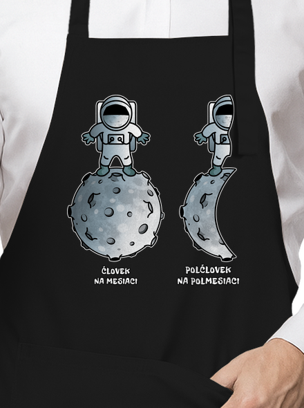 Polčlovek na polmesiaci zástera Black