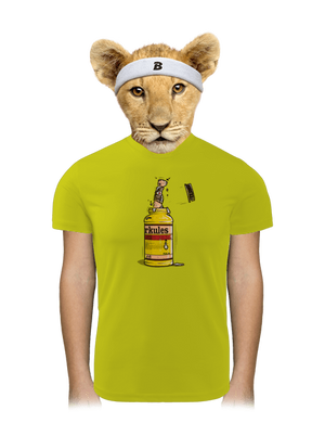 Herkules detské športové tričko Neon Yellow